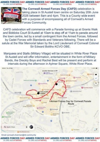 Armed Forces Day Cornwall 2026